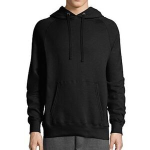 Hanes Nano Premium Black Hoodie